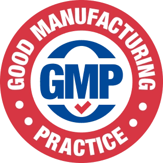 Good Manufacturing Practice certification seal