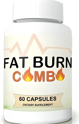 A single bottle of Fat Burn Combo metabolism-support capsules